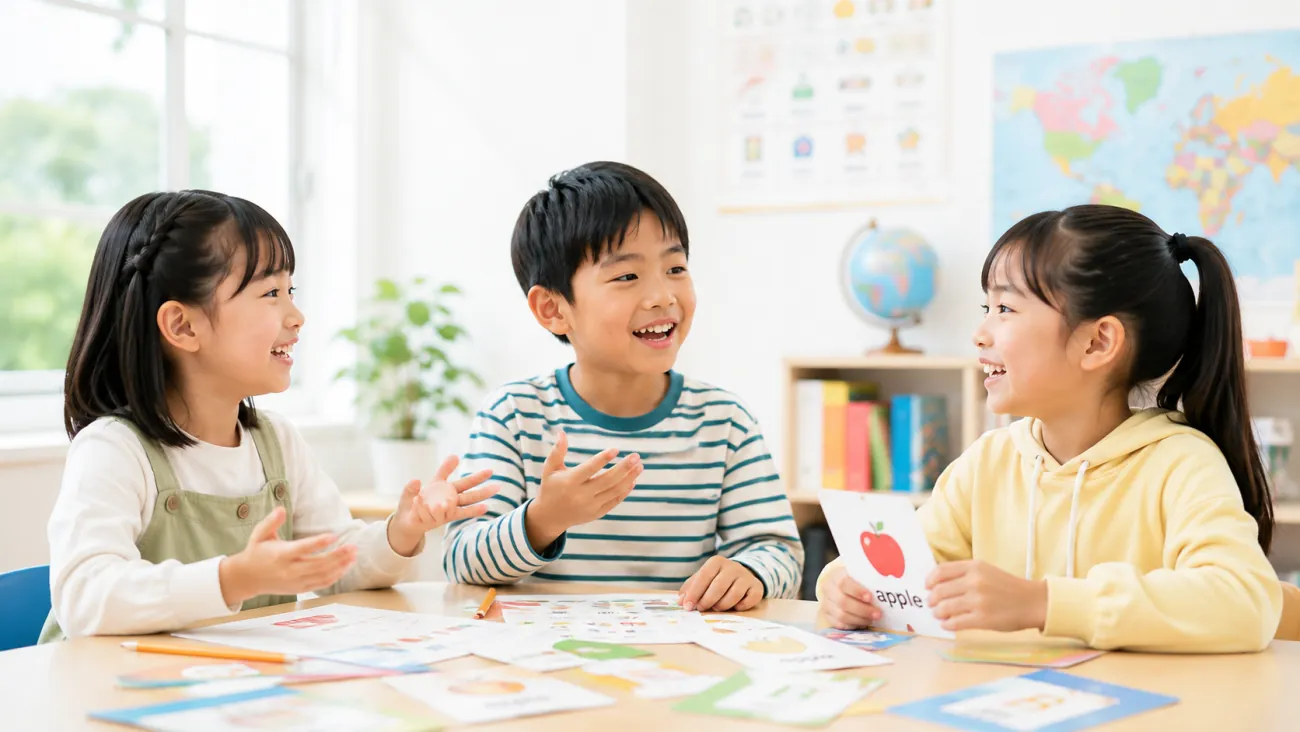 レッスン中の小学生クラス