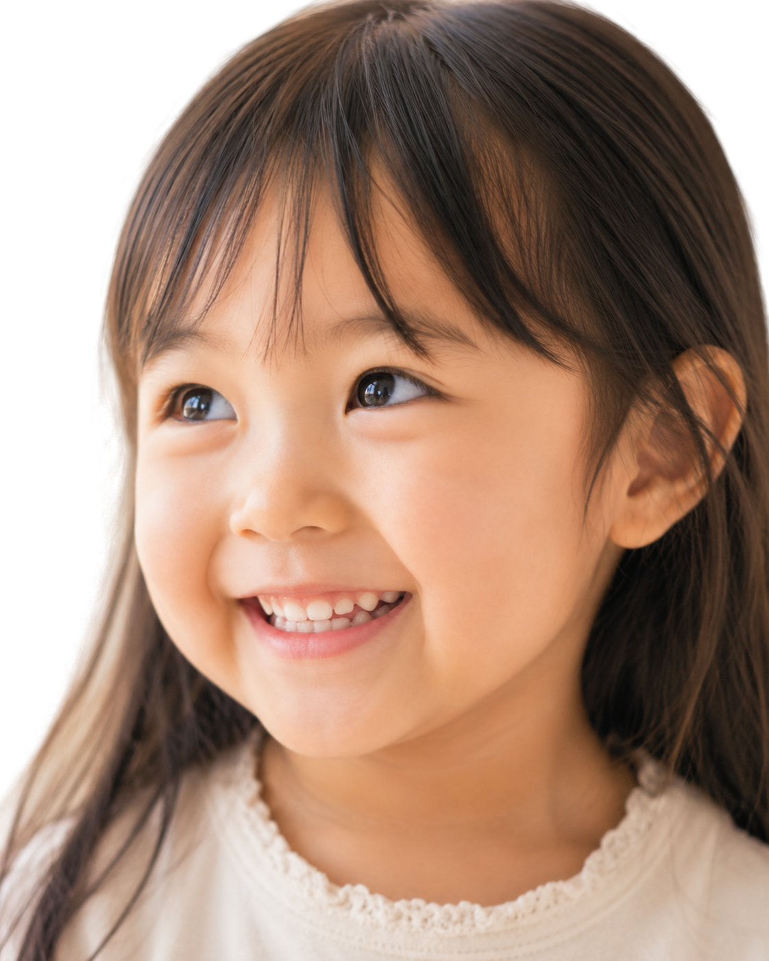 尼崎・塚口の幼児英会話教室で笑顔の女の子